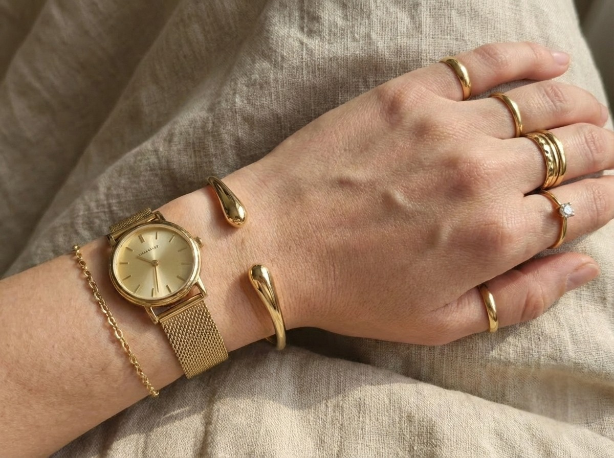 Bracelet goûte d’or