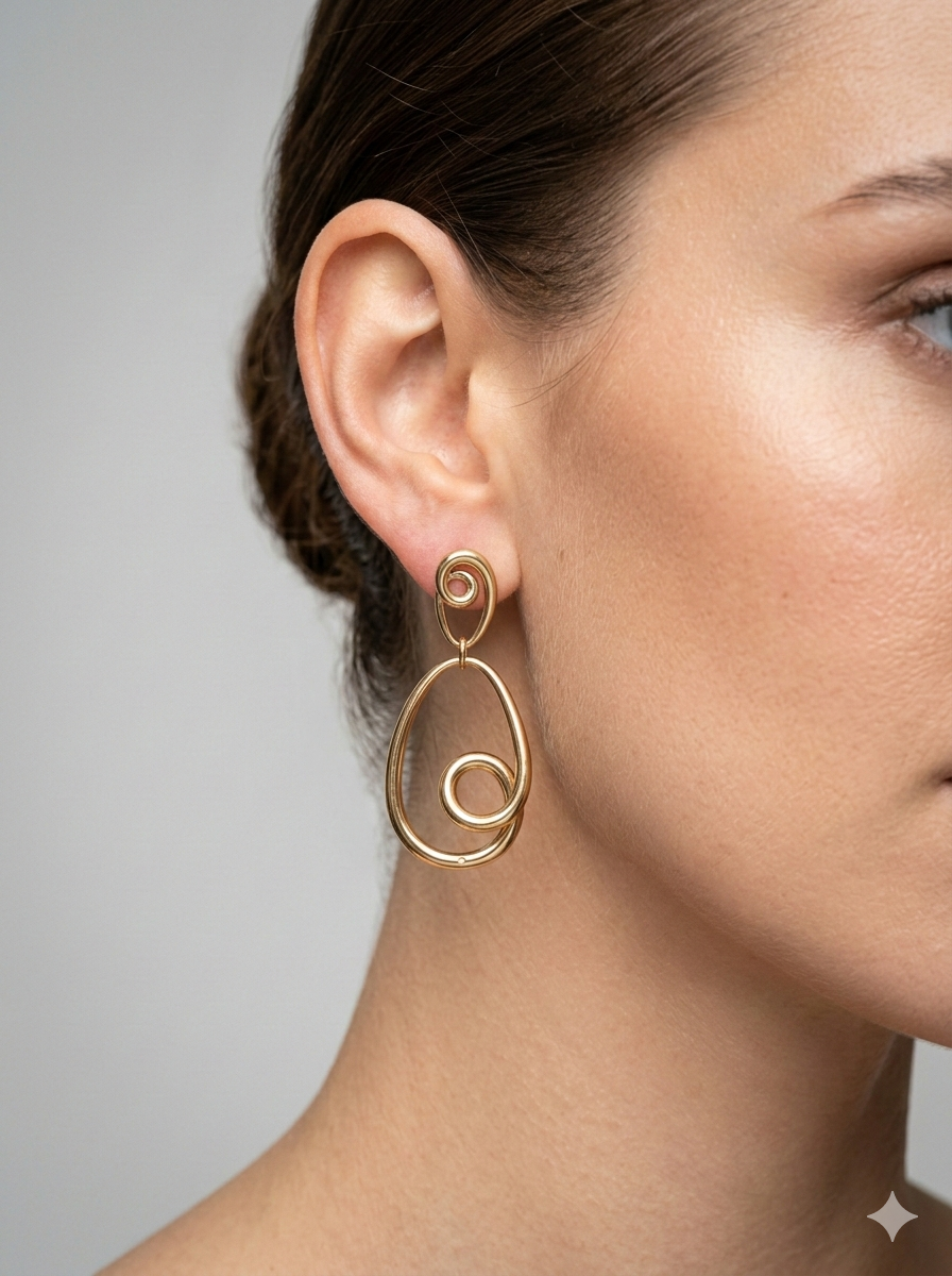 Boucles d’oreille Noeud