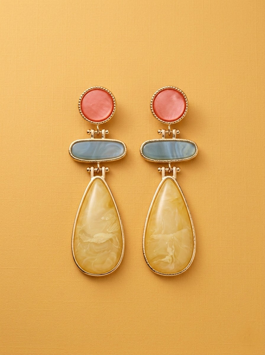 Boucles d’oreilles Citron fraise