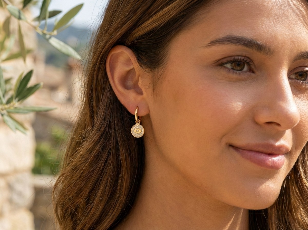 Boucles d'oreilles l’oeil