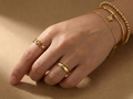 Petite Bague aux trèfles