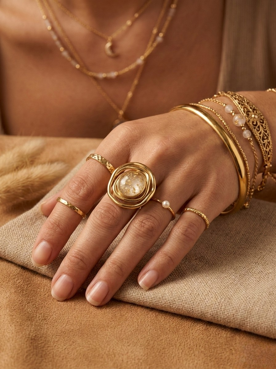 Bague Sable du désert