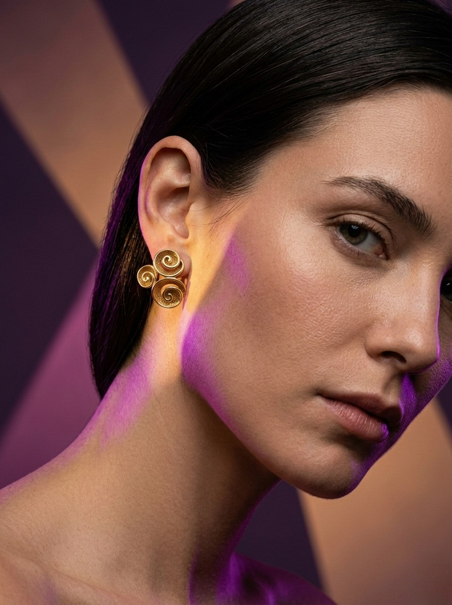 Boucles d’oreilles Spirale