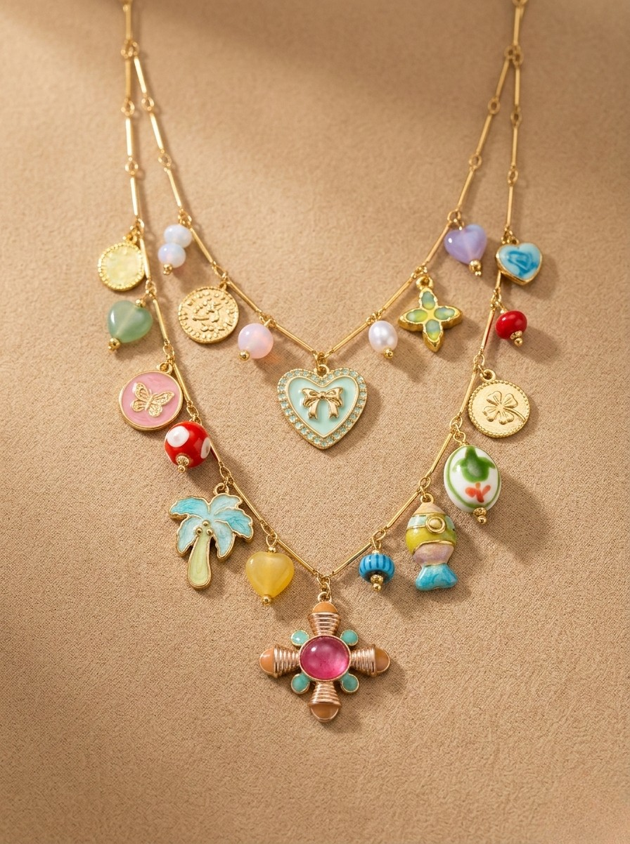 Collier aux breloques