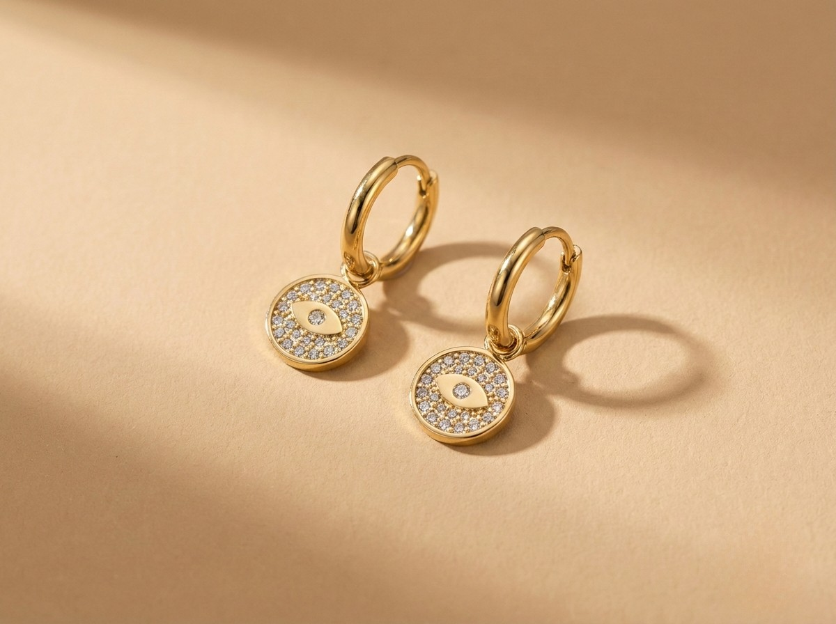 Boucles d'oreilles l’oeil