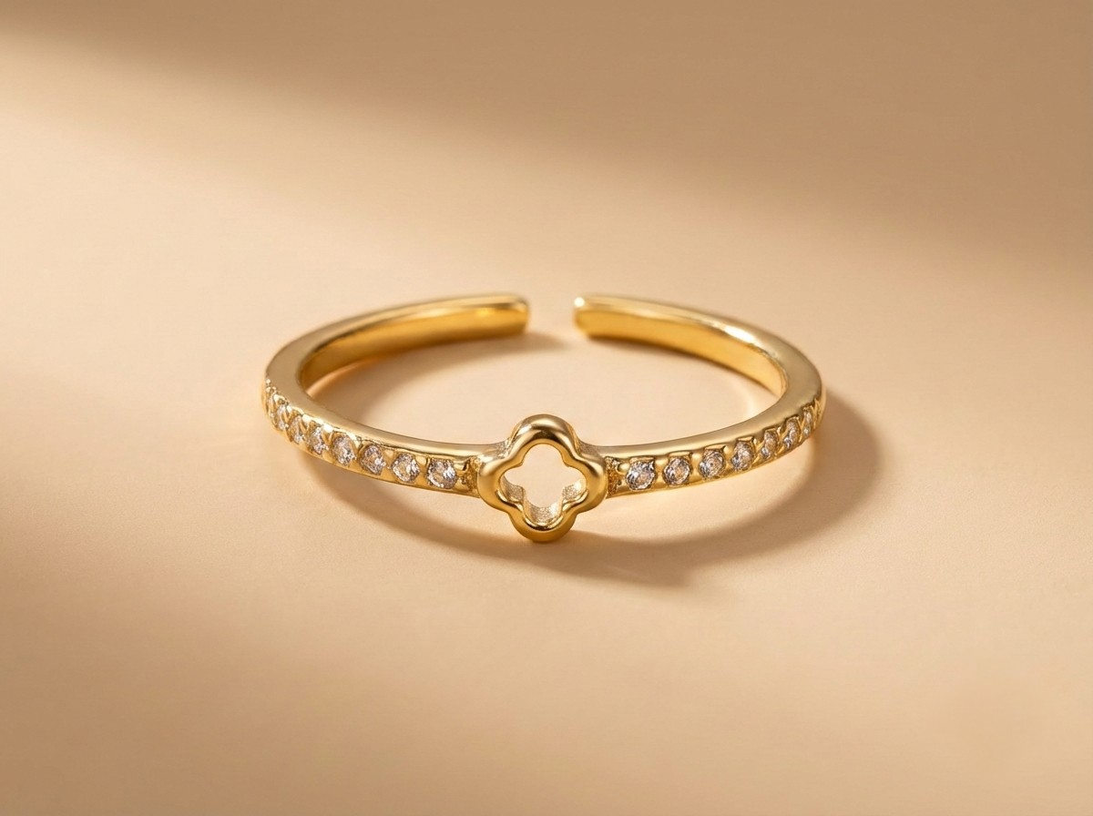 Petite bague trèfle