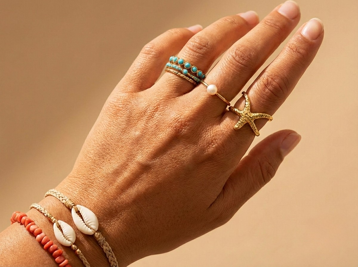 Bague étoile de mer