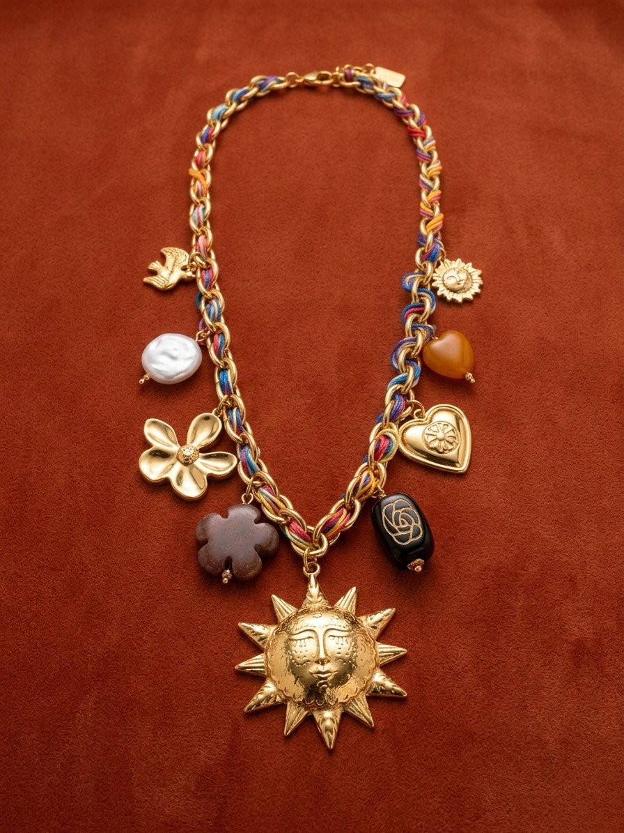 Collier coloré Soleil