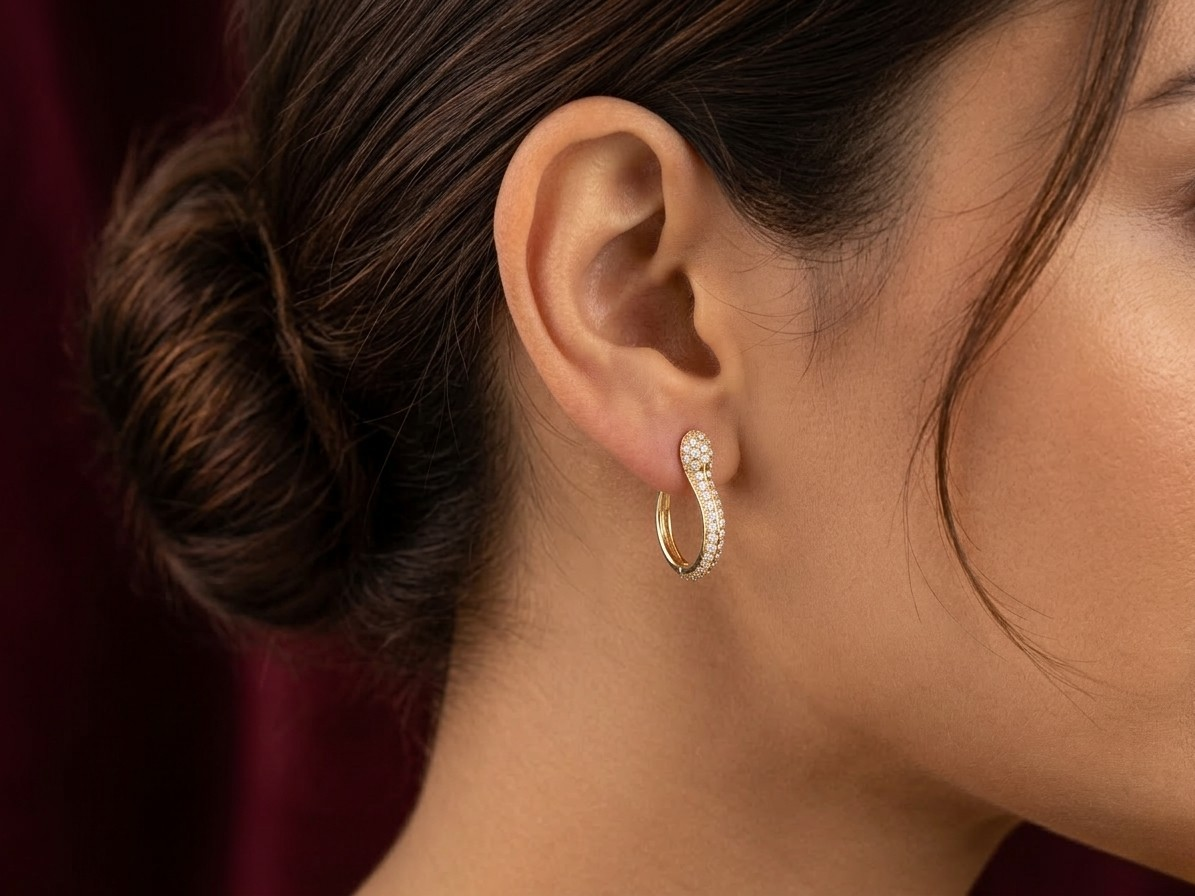 Boucles d’oreilles Serpent