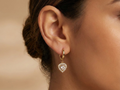 Boucles d’oreilles coeur
