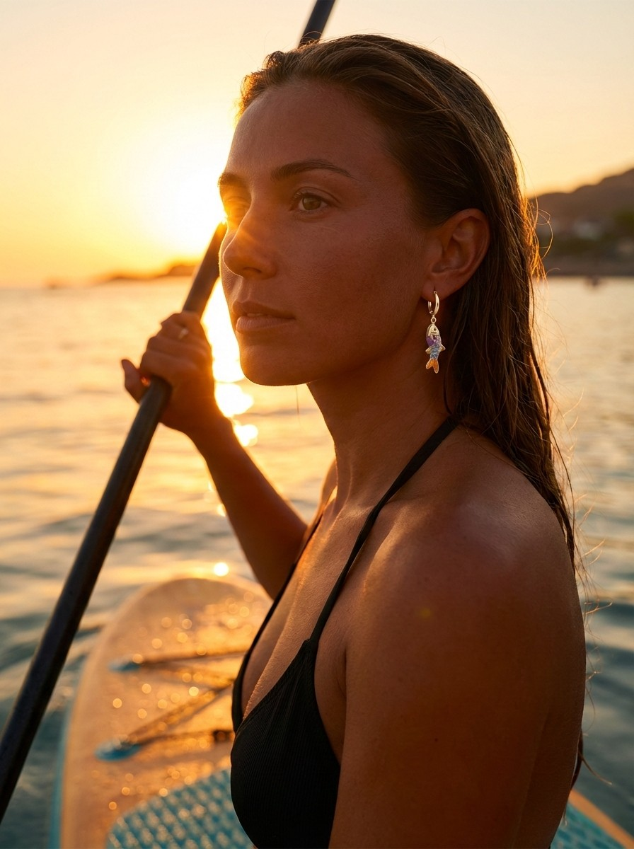 Boucles d’oreille petit poisson