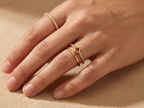 Petite bague trèfle