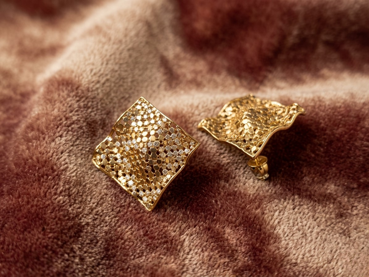 Boucles d’oreilles Maille