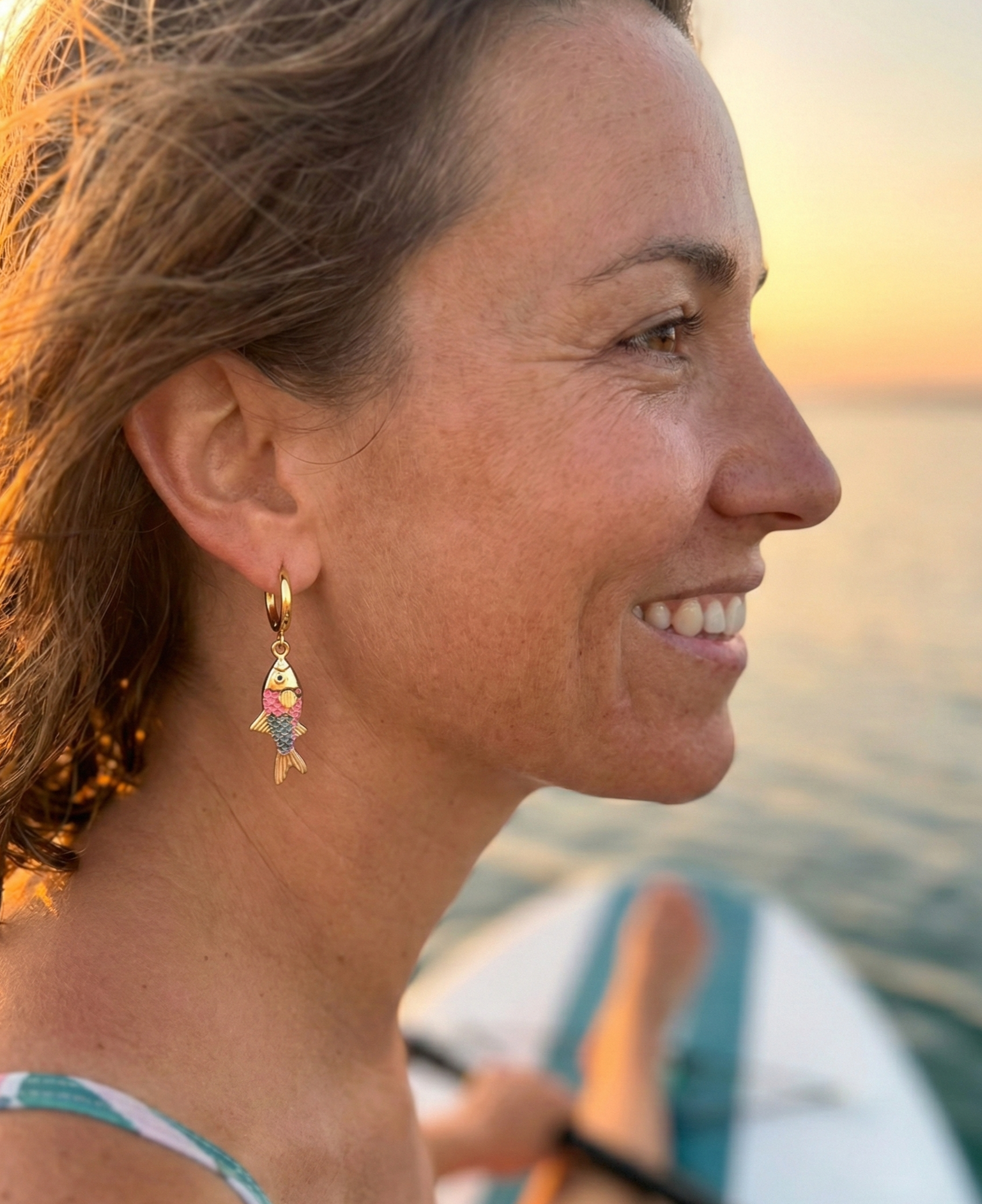 Boucles d'oreilles petit poisson