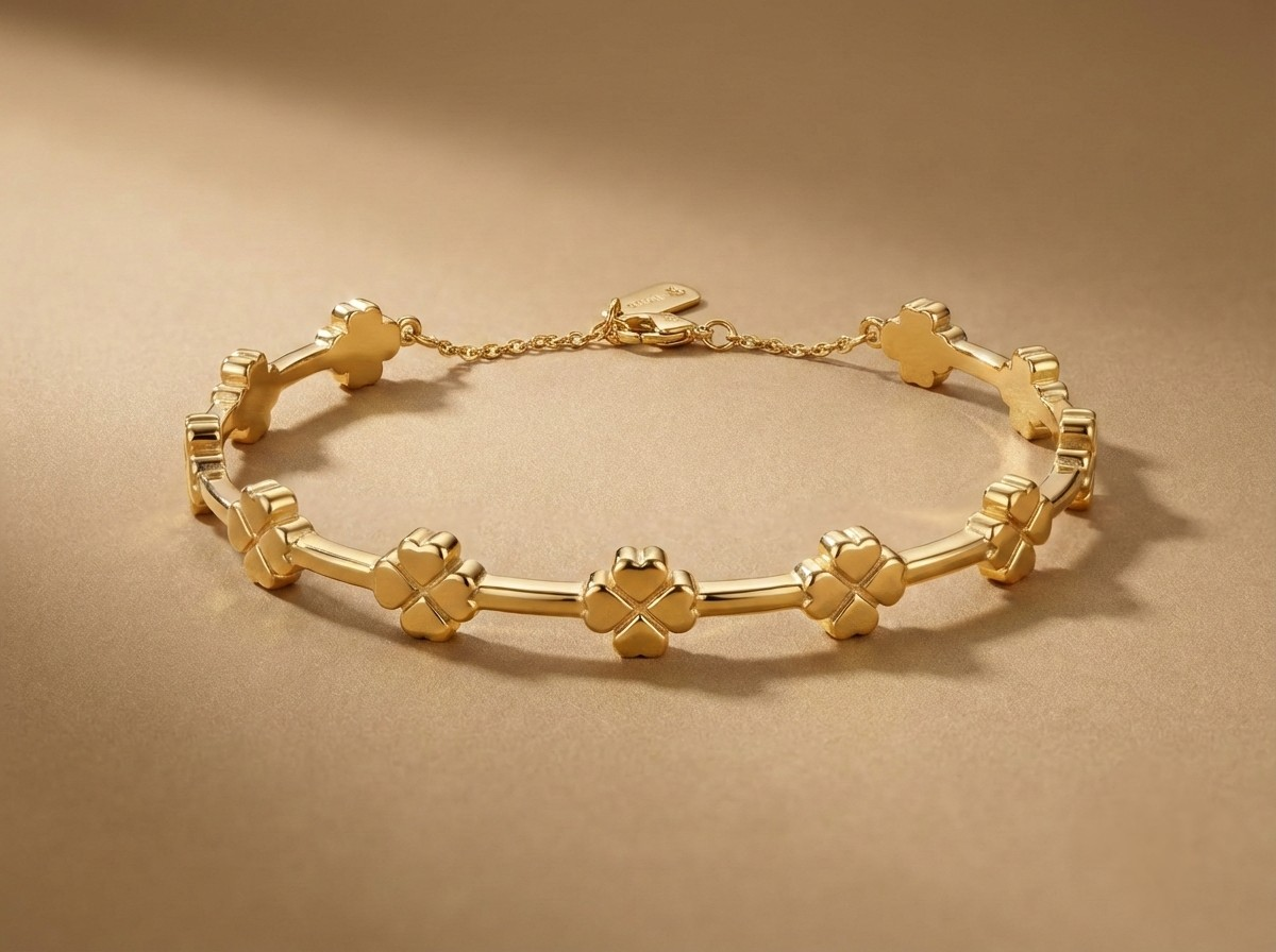 Bracelet aux trèfles