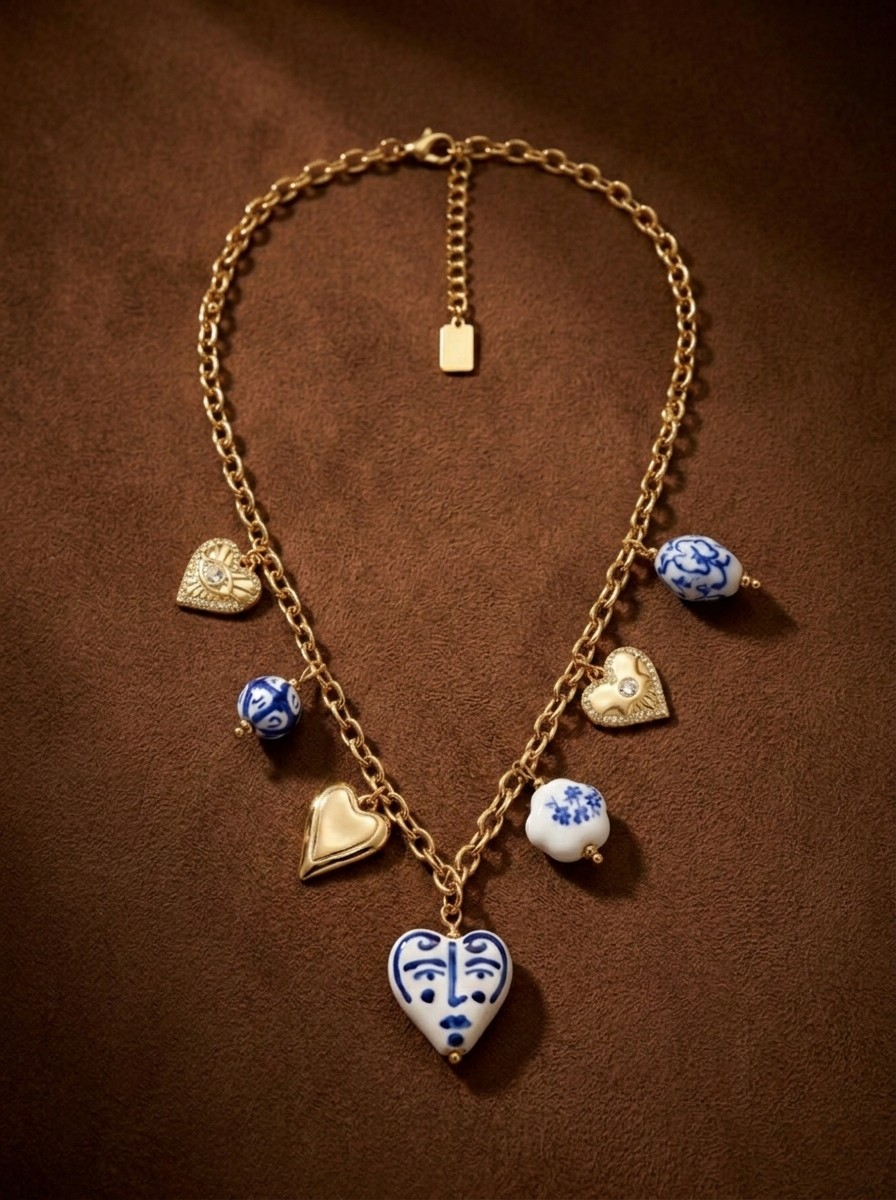 Collier Blue Heart