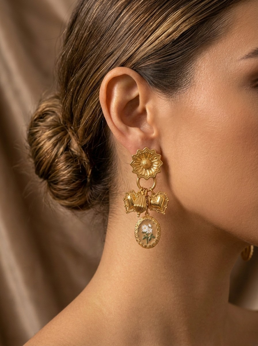 Boucles d’oreilles Flowers