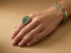 Bague Green Stone
